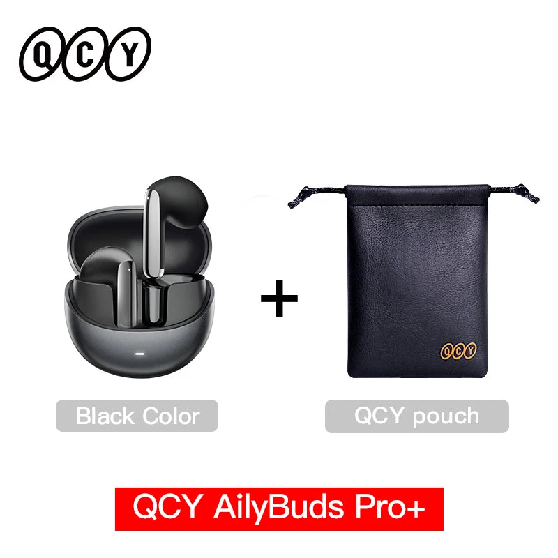 QCY HT10 AilyBuds Pro+ ANC Wireless Earphone Al Audio Hi-res with LDAC Bluetooth 5.3 Earbuds Adaptive ANC Multipoint