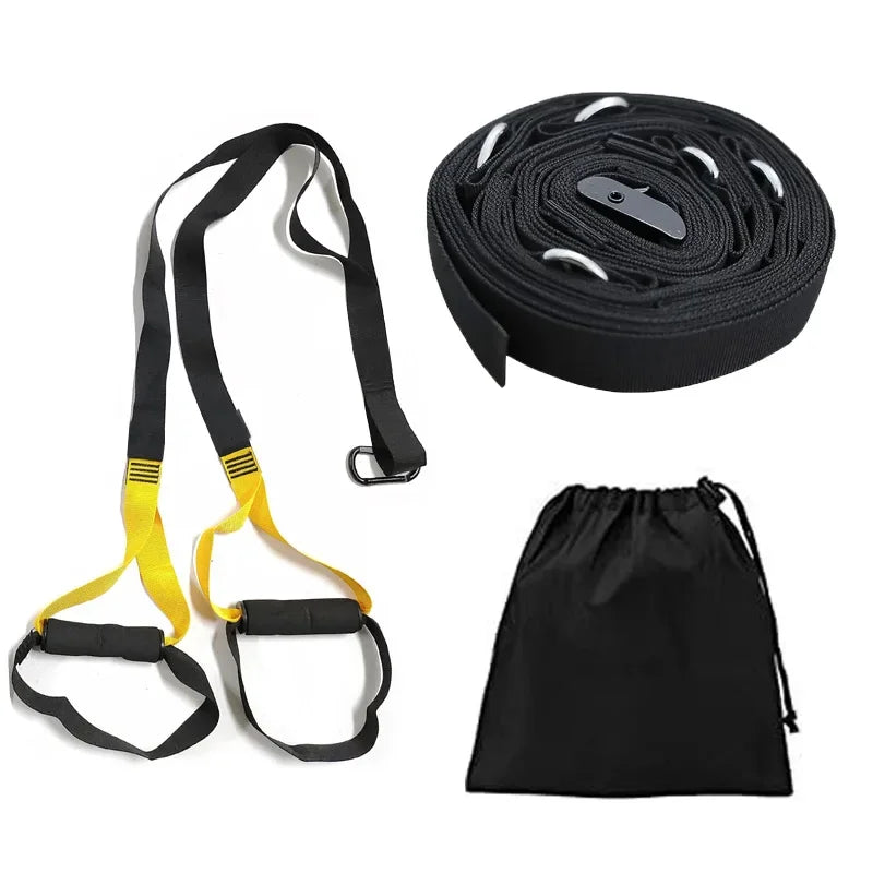 Home Fitness Elastic Training Strap Fitness Resistance Band Over Door Anchor Bands Pull Rope Door Buckle For Fitness