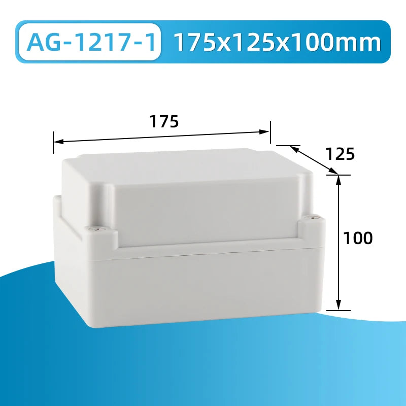Outdoor waterproof power box ABS plastic IP67 electric control box DIY indoor wire shell connection cable branch