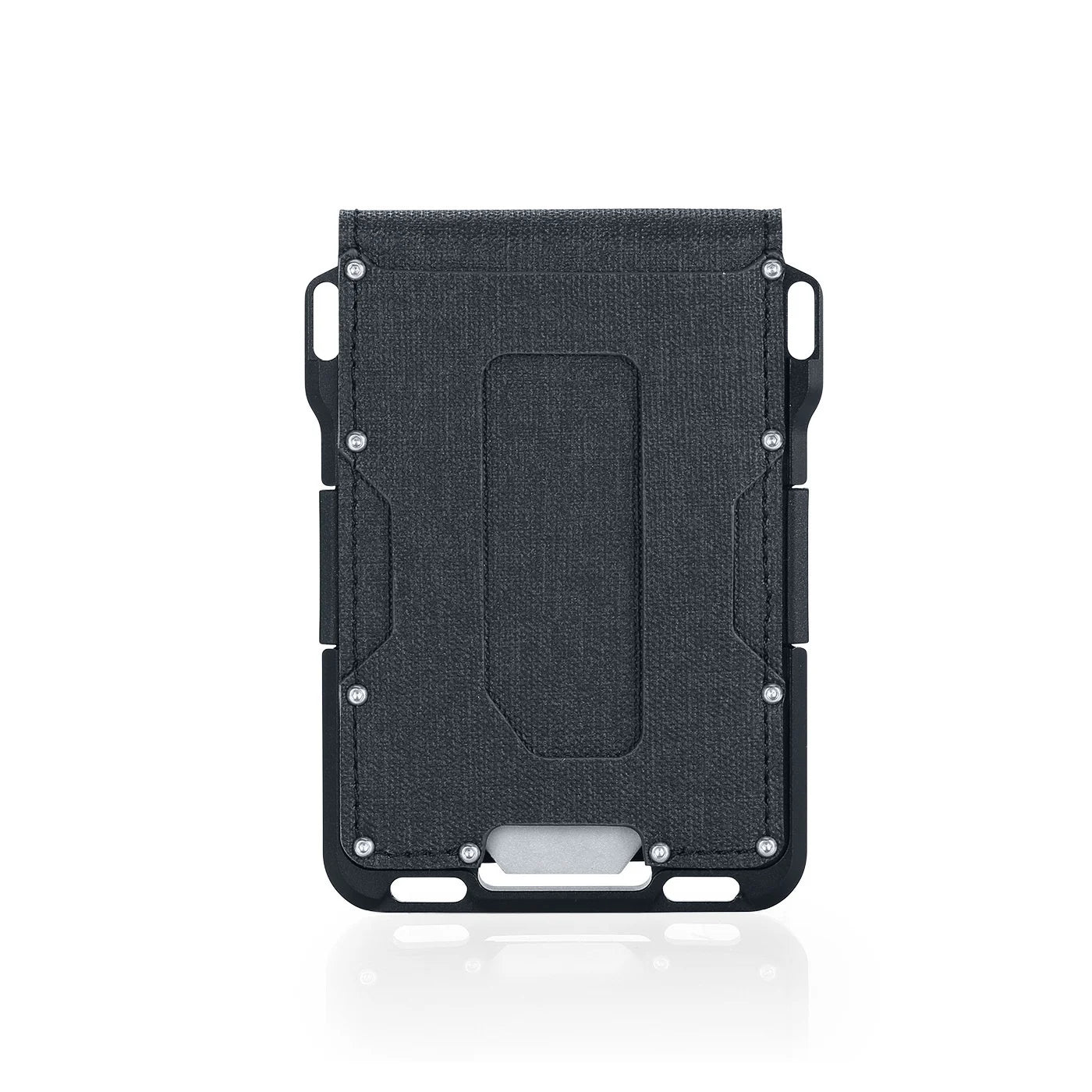 VM FASHION KISS Minimalist Wallet Set Genuine Leather Metal Rfid Credit Card Holders Antithieft Bifold Money Bag