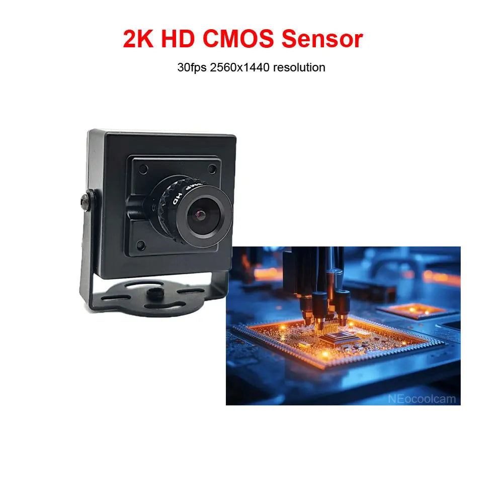 2K HD PC Webcam 2560x1440 Mjpeg Plug And Play Online Video Conferences Live Broadcasts UVC USB Computer Camera