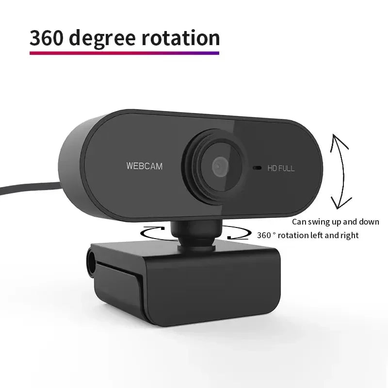 Full HD 1080P Computer Webcam With Microphone For Video Conferencing Network Camera Voice Call Conference Streaming