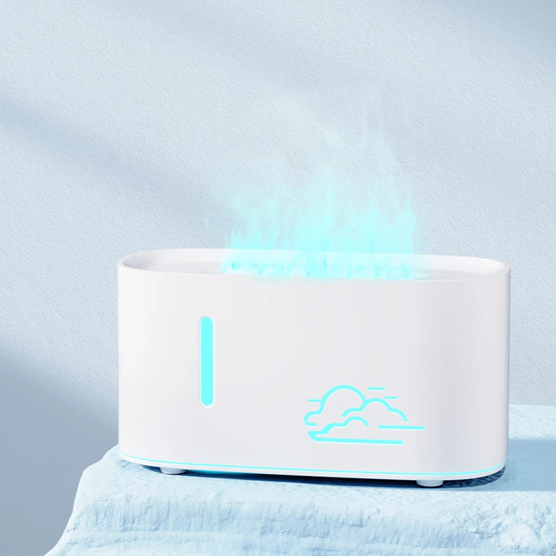Colorful Flames Air Humidifier Essential Oils Humidifiers Flame Aroma Humidifier Fragrance Diffuser Home Aromatherapy