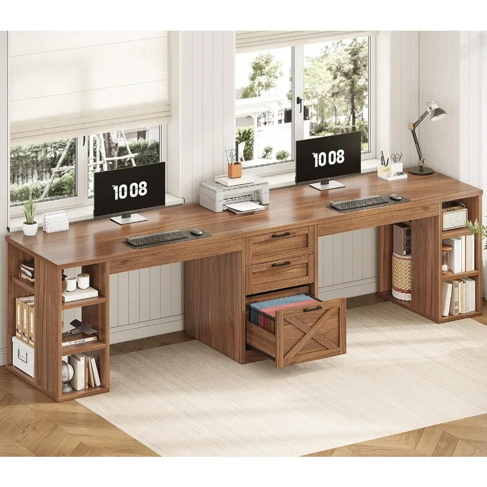 farmhouse-96-5-computer-desk-with-drawers-2-person-home-office-desk-gaming-double-desk-with-storage-shelves-long-two