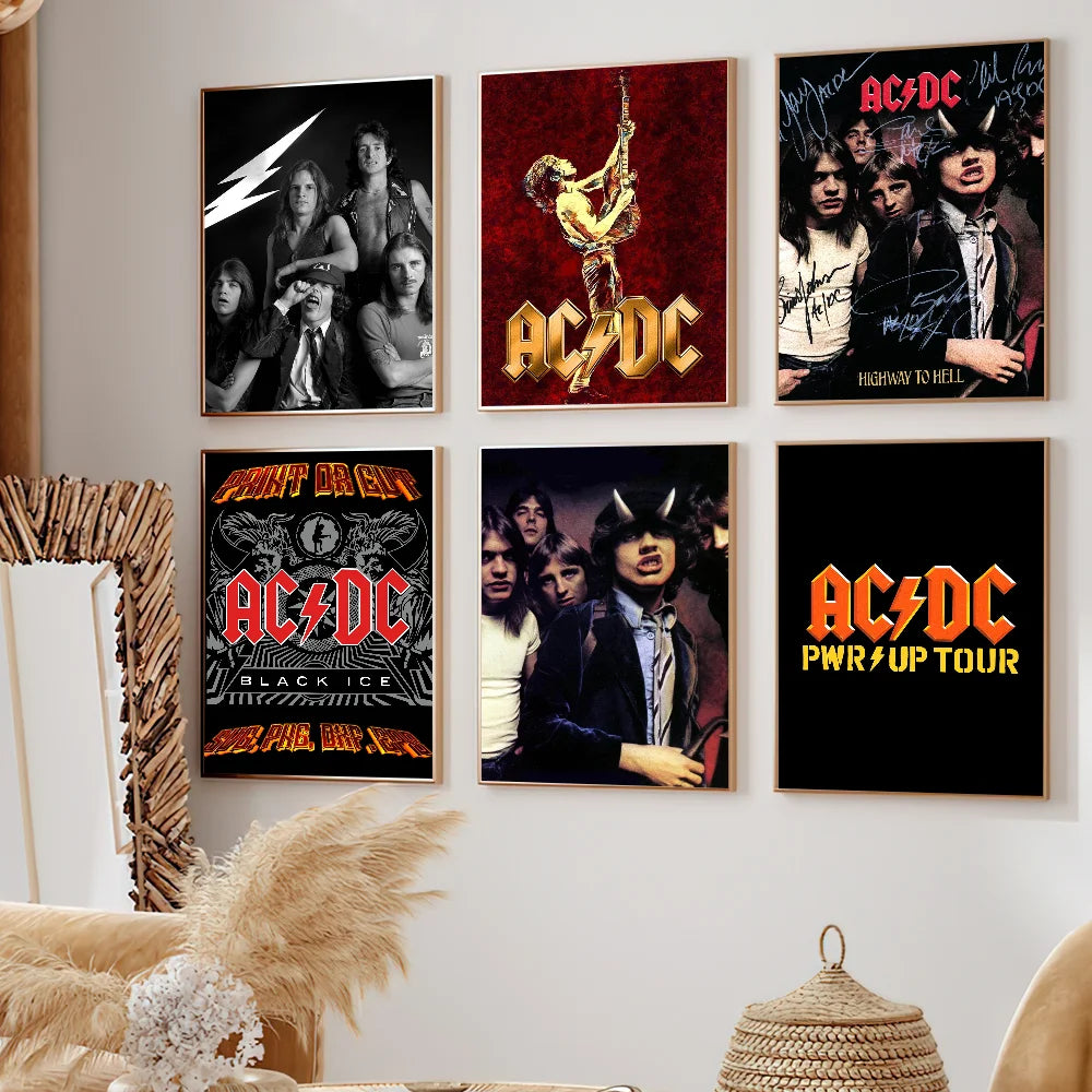 band-acdc-music-poster-self-adhesive-painting-living-room-office-decoration-bedroom-home-wall-sticker-prints