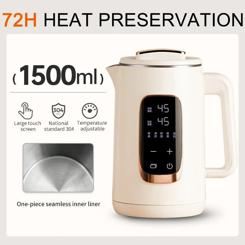 Electric kettle adjustable temperature stainless steel integrated kettle automatic power outage health preservation