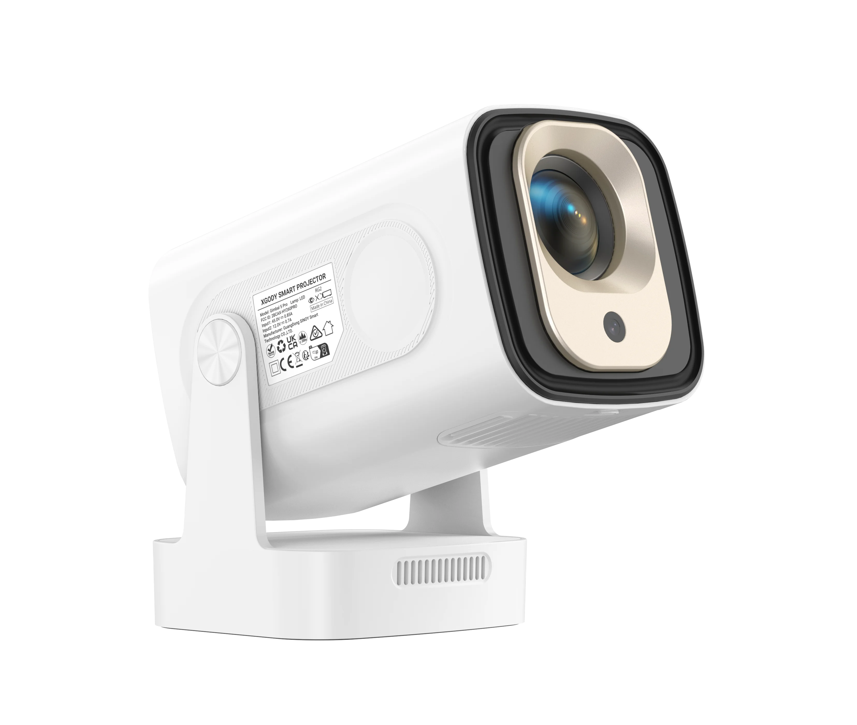 XGODY Projector Gimbal 5 Pro/3S 4K Android 11.0 Native 1080P/720P Autofokus 330ANSI Dual Wifi Bluetooth Home Theater