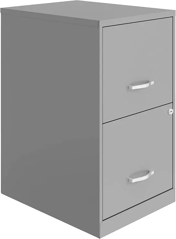 14341 18 Deep 2-Drawer File Cabinet Black - United States / Silver