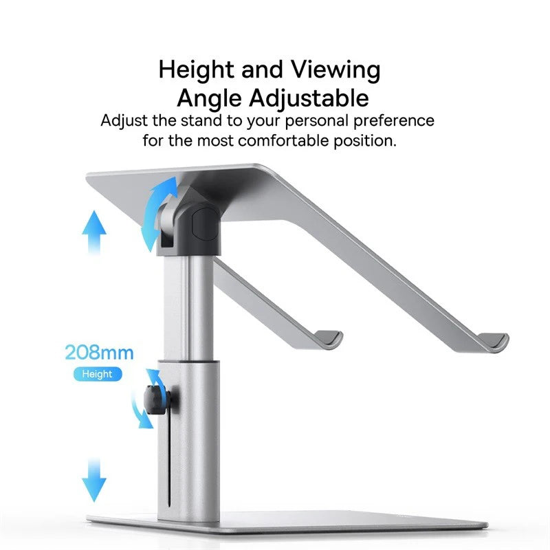 Baseus Laptop Stand Adjustable Non-slip Desktop Laptop Holder Aluminum Alloy Notebook Stand For Macbook Air Pro Tablet