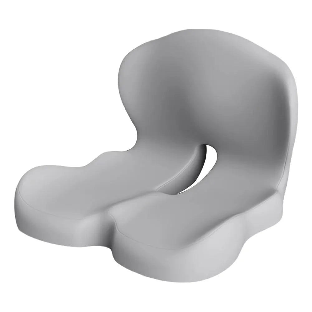 Memory Foam L-Shaped Integrated Seat Cushion with Back Support Office Chair Cushion for Car Truck Desk Gaming Chair - E