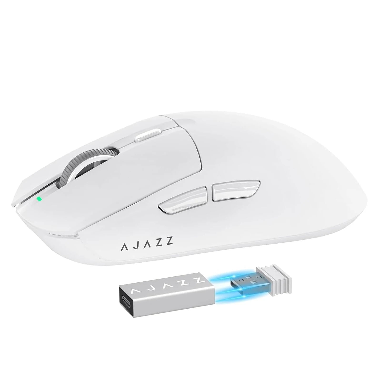 A.JAZZ AJ139 G Pro 4K Wireless Gaming Mouse Ultra-Lightweight 59g with Dual Mode-Wired/2.4Ghz Receiver up to 26K