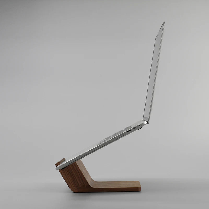 LETII ’Empty’ Minimalist Laptop Stand - Sleek Desktop Base for MacBook & Notebook Modern Desk Organizer by Letian