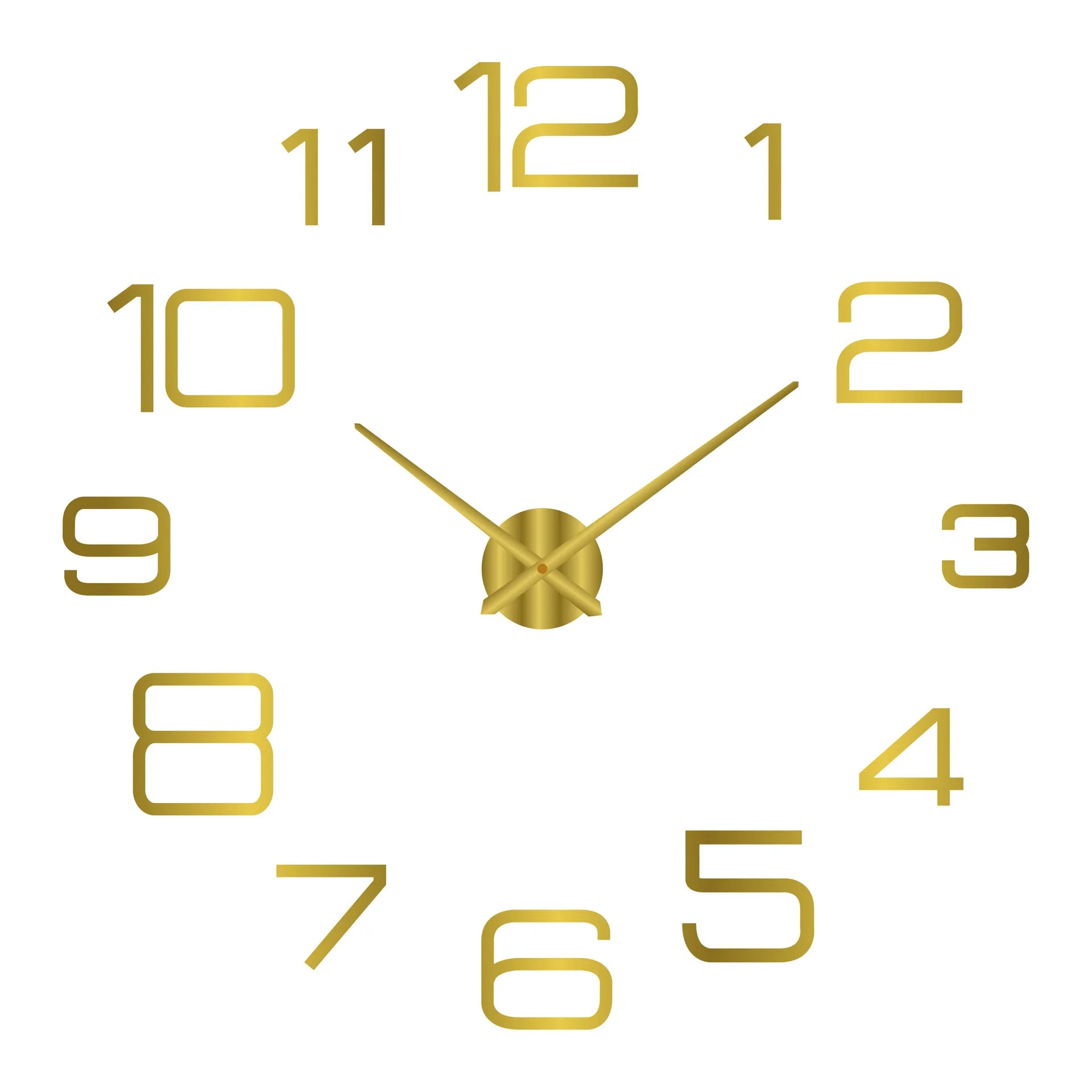 2D/3D Large Roman Numeral Acrylic Mirror Wall Clock Sticker Fashion DIY Quartz Clocks Watch Home Decoration Living Room