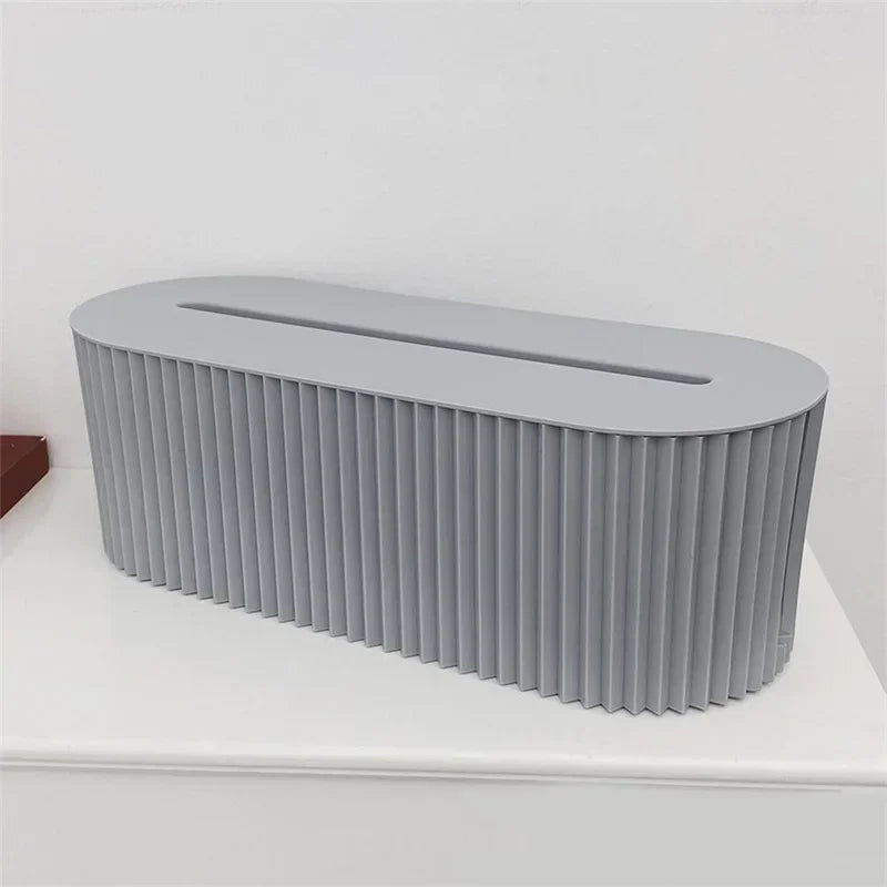 Plastic Practical Bedroom Tabletop Socket Cable Storage Case Easy to Use Cable Storage Box Portable Daily