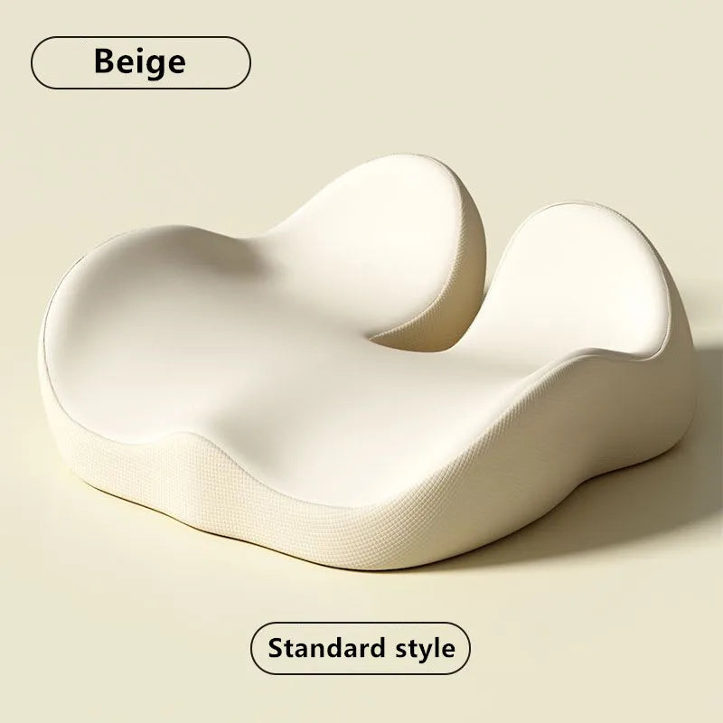Office Memory Foam Seat Cushion Buttock Pad for Long Time Sitting Posture Correction Prolapsed Hemicircumference Relief