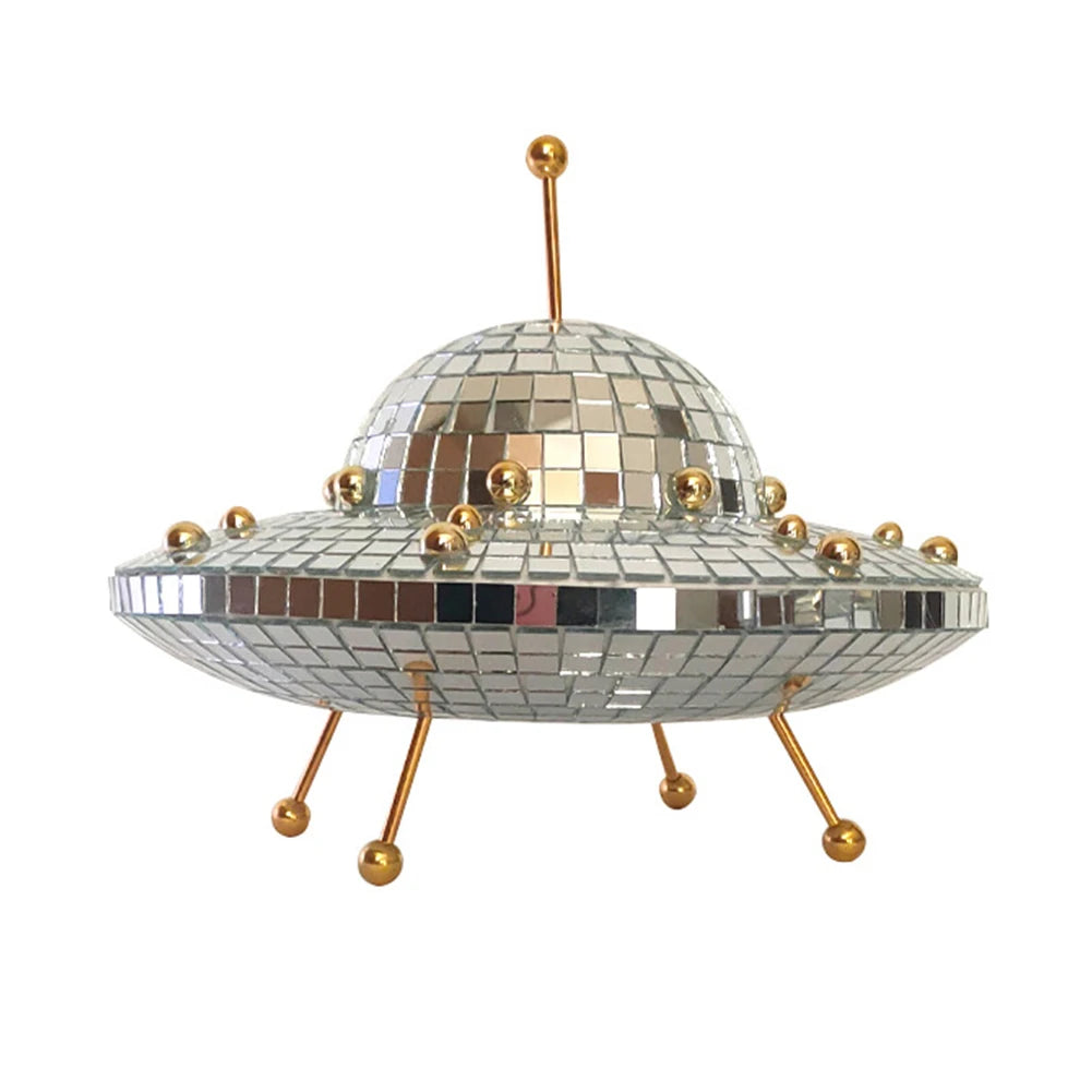 UFO Space World Desk Ornaments Creative Desk Living Room Ornament Art Crafts Funny Home Decor Multipurpose Halloween