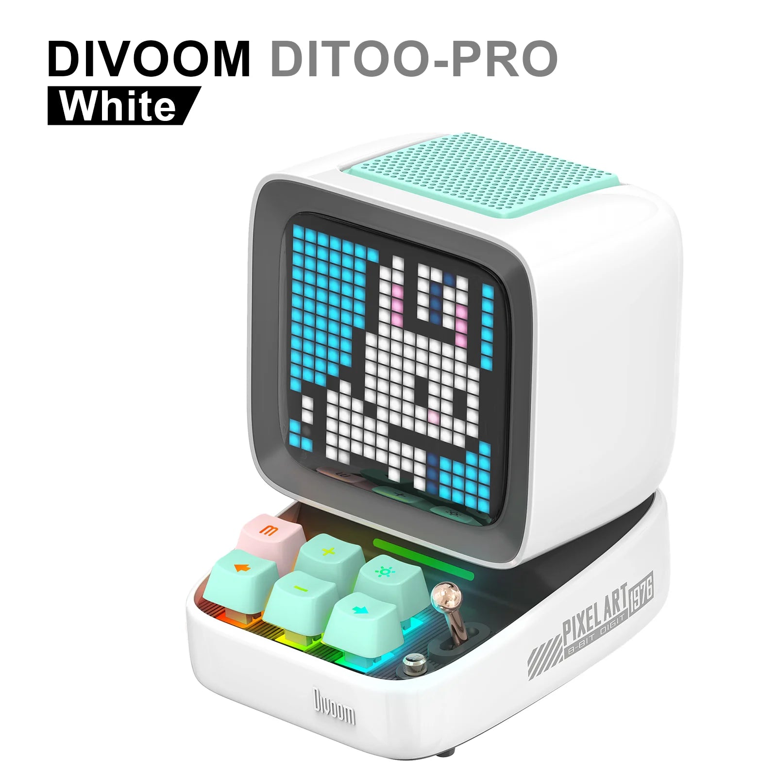 Divoom Ditoo-Pro Retro Pixel Art Bluetooth Portable Speaker Alarm Clock DIY LED Display Board Cute Gift Home Light