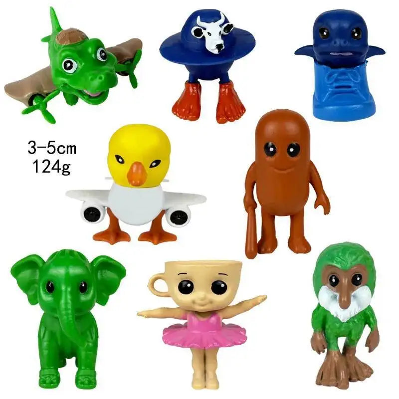 Italian Brainrot AI Animals Tung Tung Tung Sahur Figure Tralalelo Tralala Figurine Doll Toy Desk Decoration Model