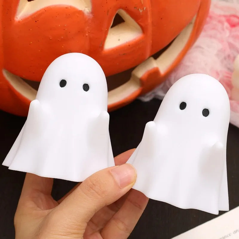 Halloween Decor Ghost Pen Holder Spooky Desk Organizers Pencil Holder Kawaii Stationery Box Cute Office Desk Decor