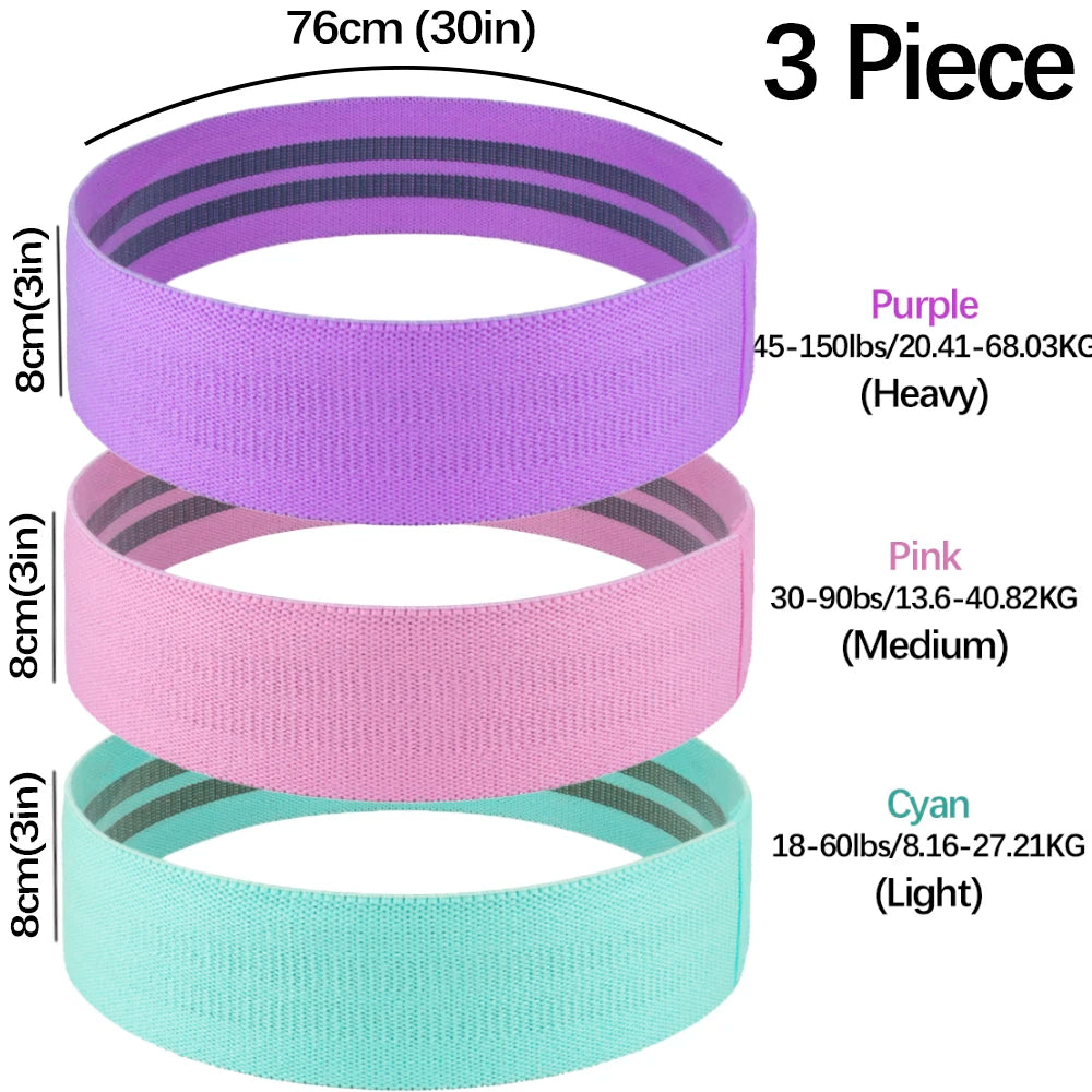 Custom Logo Booty Bands for Women and Men Fitness Elastic Exercise Workout Bands Hip Circle Thigh Squat Gym Equipment