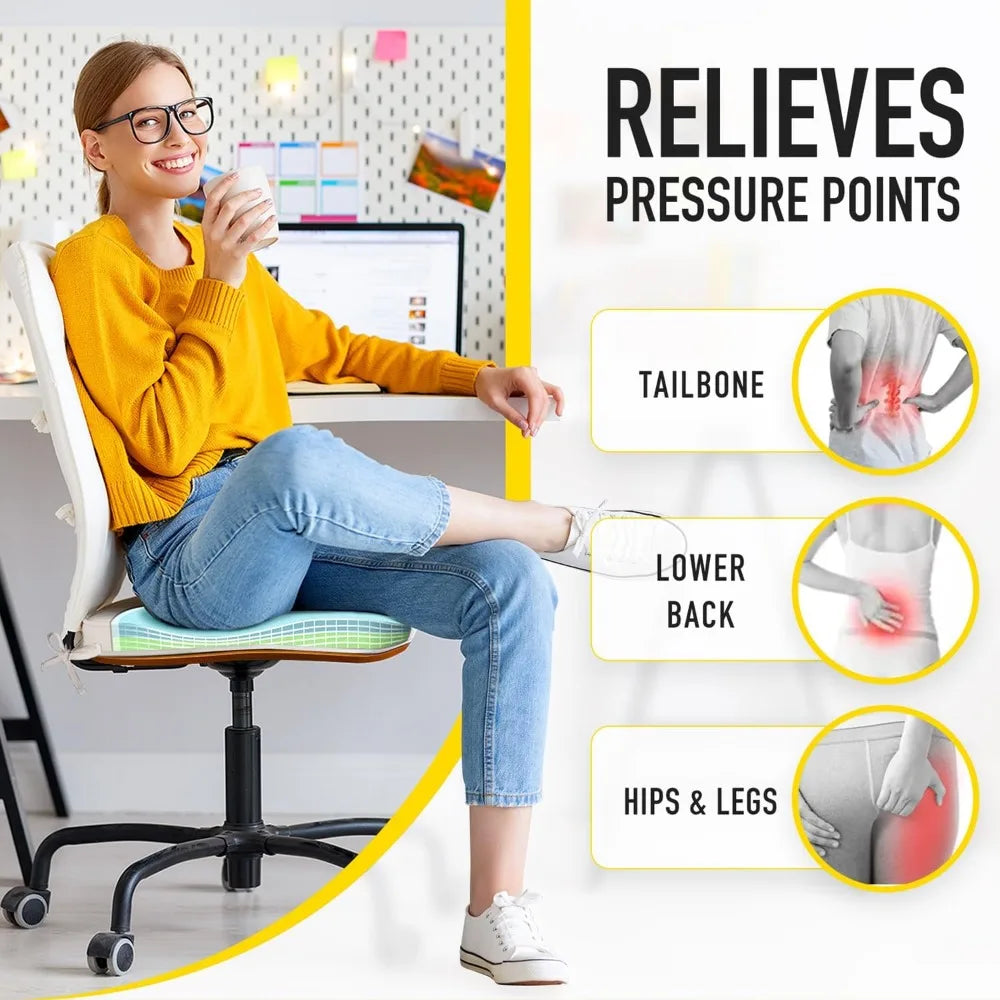 sunrox gel memory foam chair cushion with ties ultra durable water resistant fadeshield outdoor/indoor reversible chair