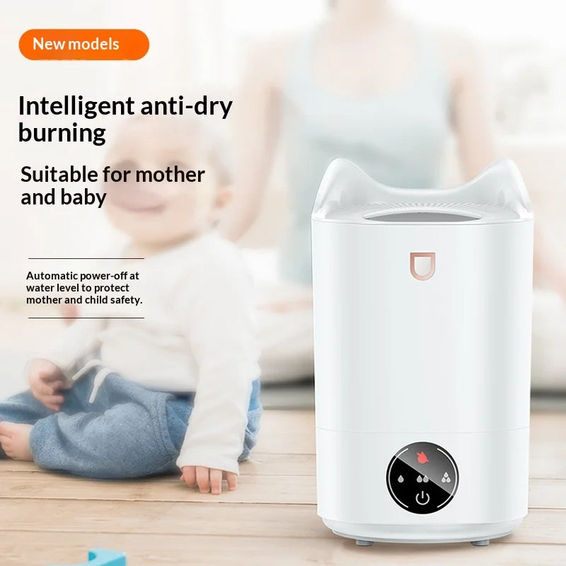 4L UV-C Humidifier Large Capacity Top Fill Ultra Quiet Operation with Adjustable Fine Mist Auto Shut-Off for Bedroom