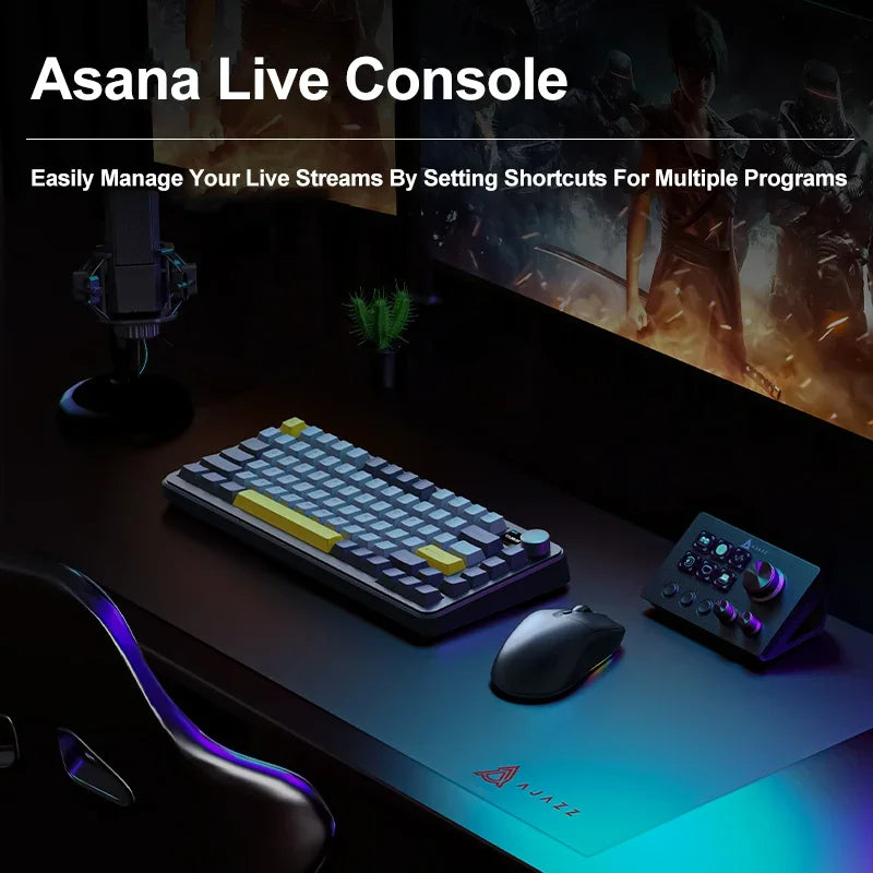 Ajazz AKP03E Programmable Macro Keyboard Multifunctional Console Panel Assistente Custom Button Mini Keyboard For PC