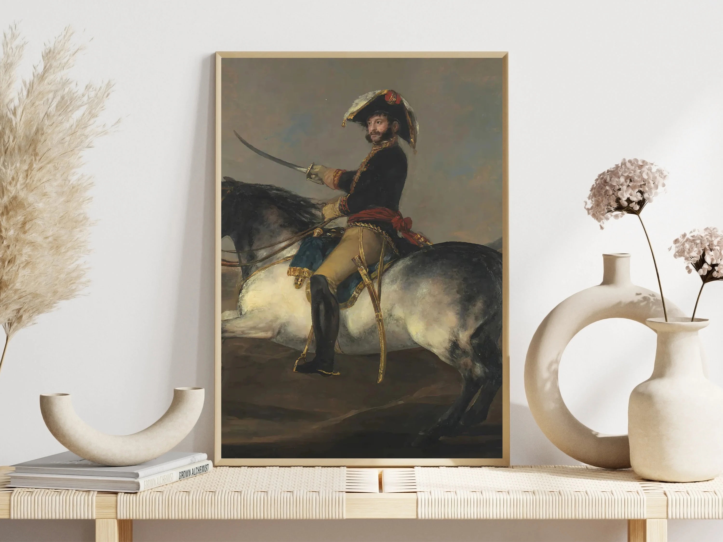 Vintage Spanish Toreador Poster Classic Smoking Pipe Man Modern Bar Office Prints Canvas Wall Art Picture Home Living