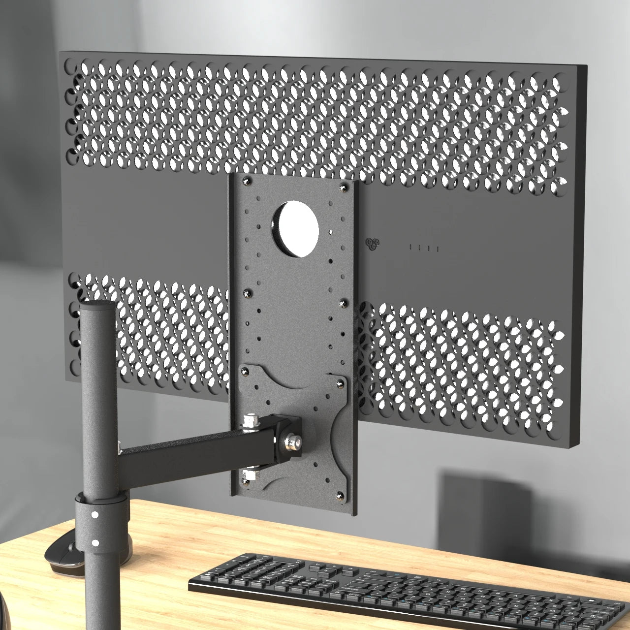 adjust-screen-up-and-down-or-left-right-with-monitor-support-by-a-borad-through-vesa-holes-height-lower-setting