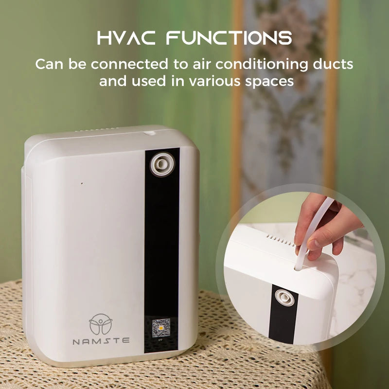 NAMSTE Bluetooth Diffuser 1500m³ Electric Smell Perfume Essential Oils Air Freshener 500ML Capacity HVAC Fragrance