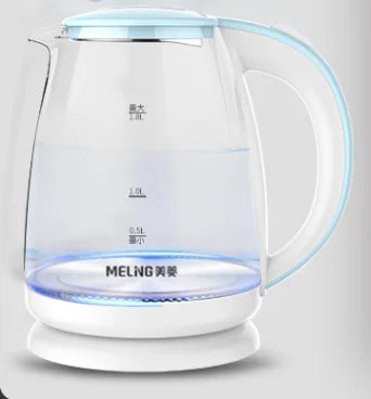 High Borosilicate Glass Kettle transparent blue light boiling water household kettle automatically power off prevent