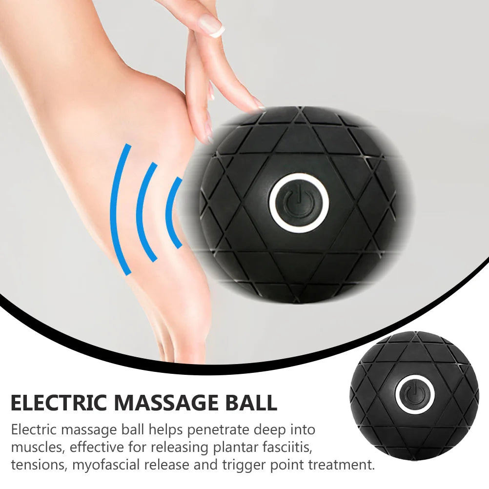 Rechargeable Massage Ball Vibrating Yoga Ball for Muscle Tension Relief Back Hip Leg Pain Plantar Fasciitis Physical