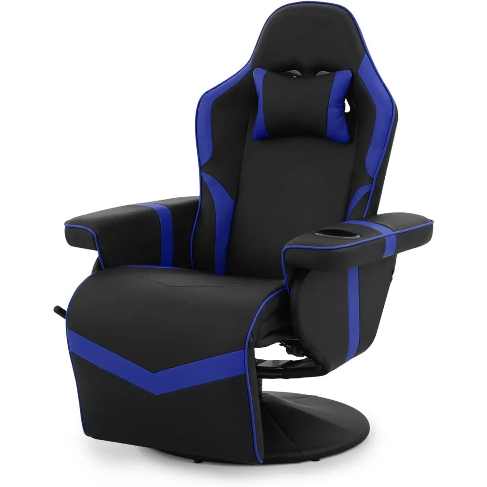360-swivel-gaming-recliner-chair-ergonomic-pu-leather-reclining-chair-with-adjustable-backrest-footrest-cup-holder-neck-s