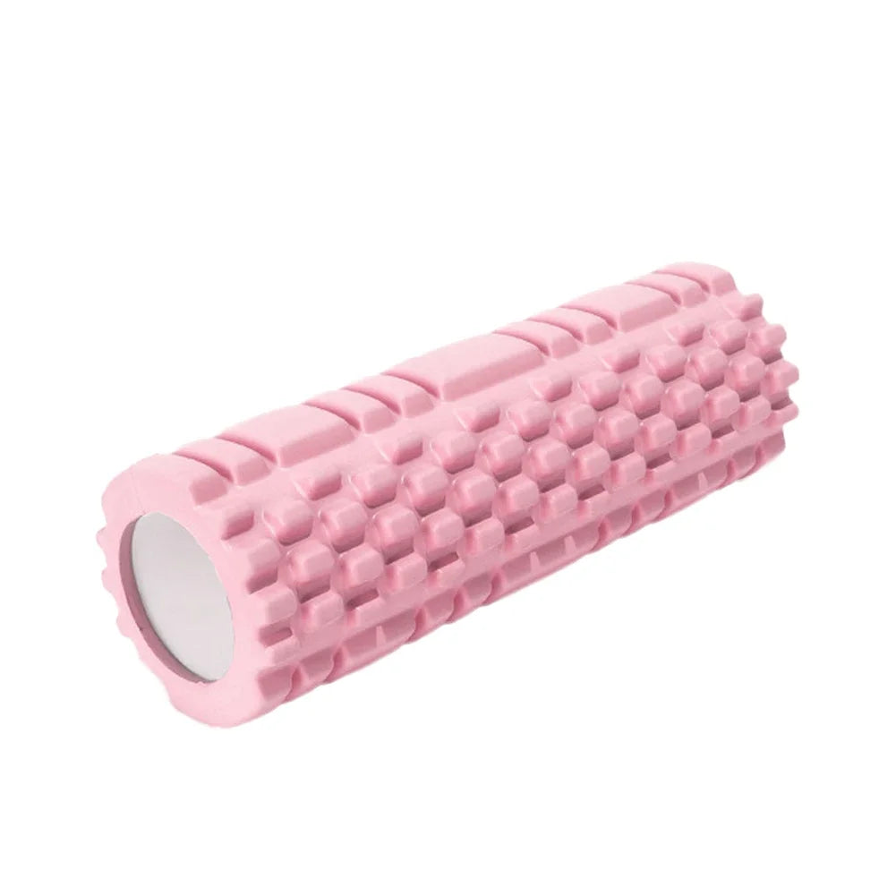 30cm Yoga Column Gym Fitness Pilates Foam Roller Exercise Back Massage Roller Yoga Brick Home Fitness Equipment - Pink