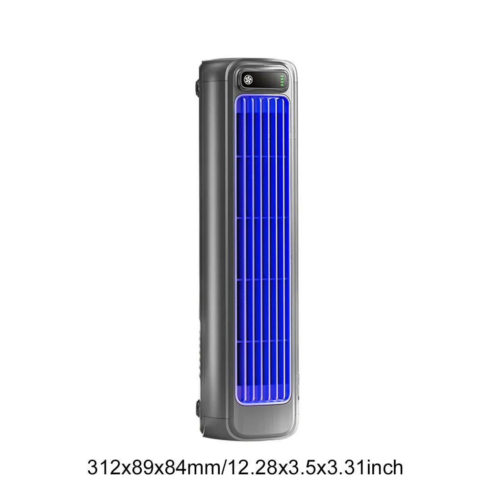 2000/1200mAh Portable Fan Electric Fan Air Conditioner Fan Quiet Wall Mount Desk Fan Tower Fan 3 Speed Rechargeable