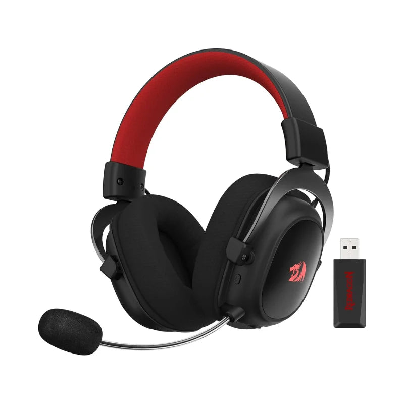 Redragon H510 PRO Zeus-X RGB Wireless Gaming Headset 7.1 Surround Sound 53MM Audio Drivers Multi Platforms Headphone