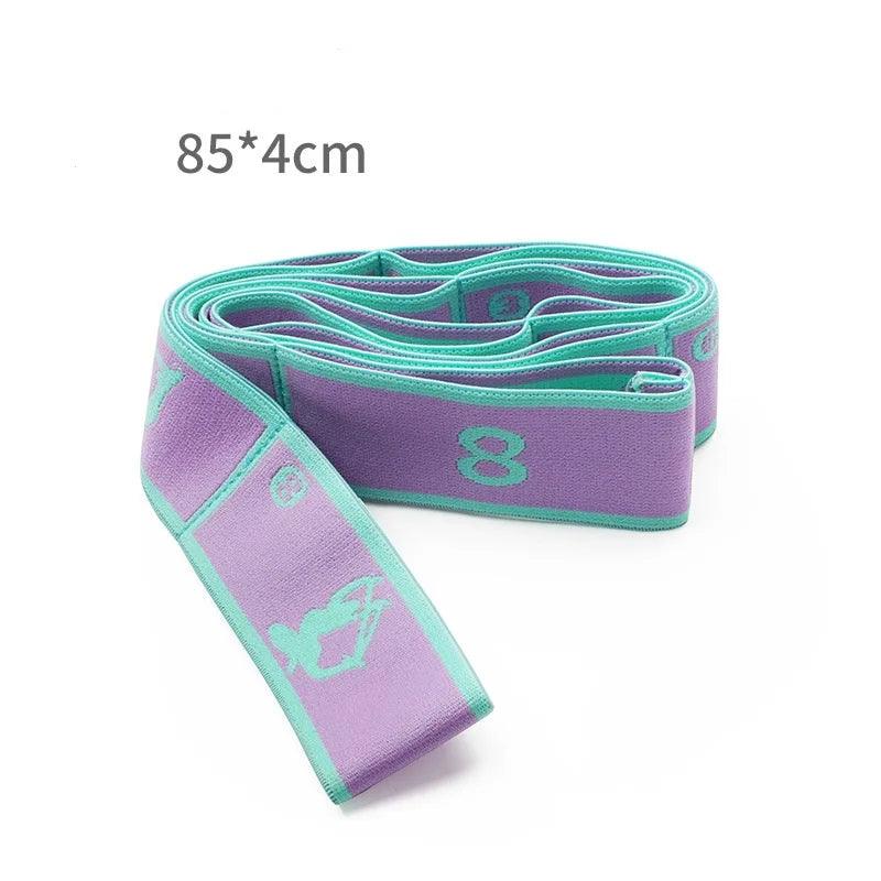 Yoga Stretch Strap Sports Exercise Resistance Bands For Dance Gymnastics Workout Pilates Stretch Belt For Physical
