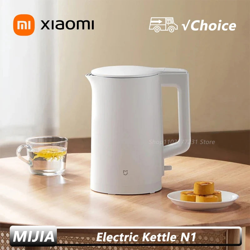 NEW XIAOMI MIJIA Electric Kettle N1 Fast Hot boiling Stainless Water Kettle 220V Smart Electric Kettles 1.5L 1500W Home