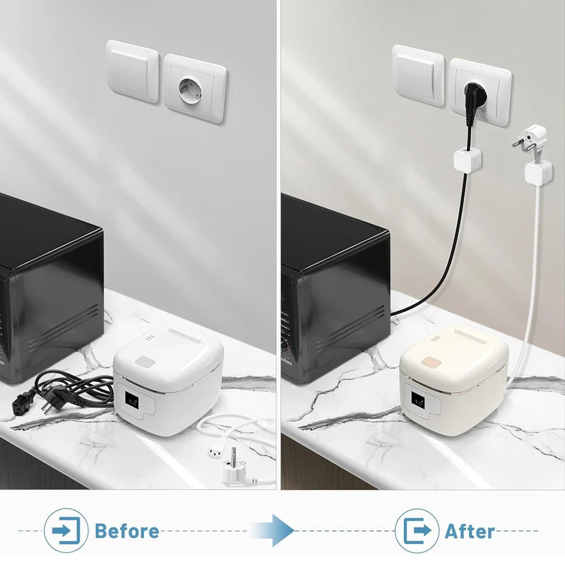 Adjustable Magnetic Cable Clips white Fixed Cabl Cord Holder Portable Cabling Smooth Management Wire Keeper Organizer