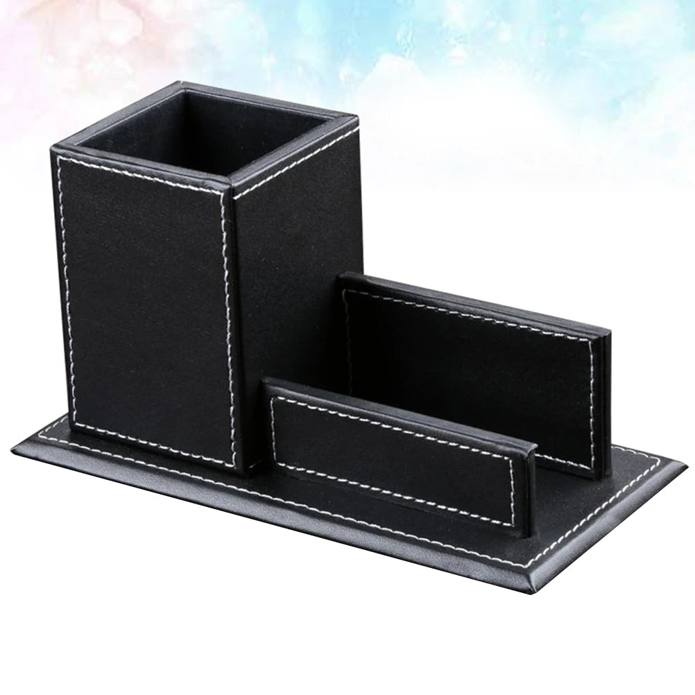 Pen Holder Business Card Organizer for Desks Office Portalápices Offices Accessories Stationery Organizers Pencil Pot
