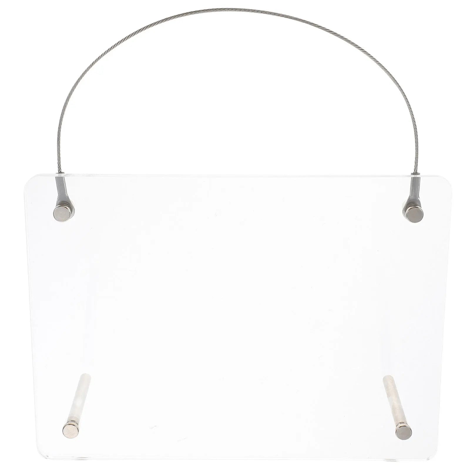 Clear Acrylic Photo Frame 10x15cm Frameless Design for Desktop Or Wall Mount Display Picture Frame for Home Office