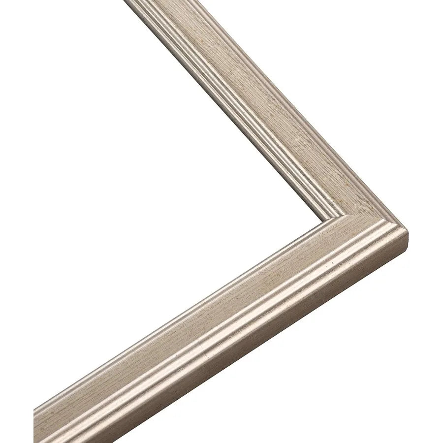 15x20 Frame Silver Modern Solid Wood Picture Frame with UV Acrylic Plexiglass and Foam Board Backing for Home Decor