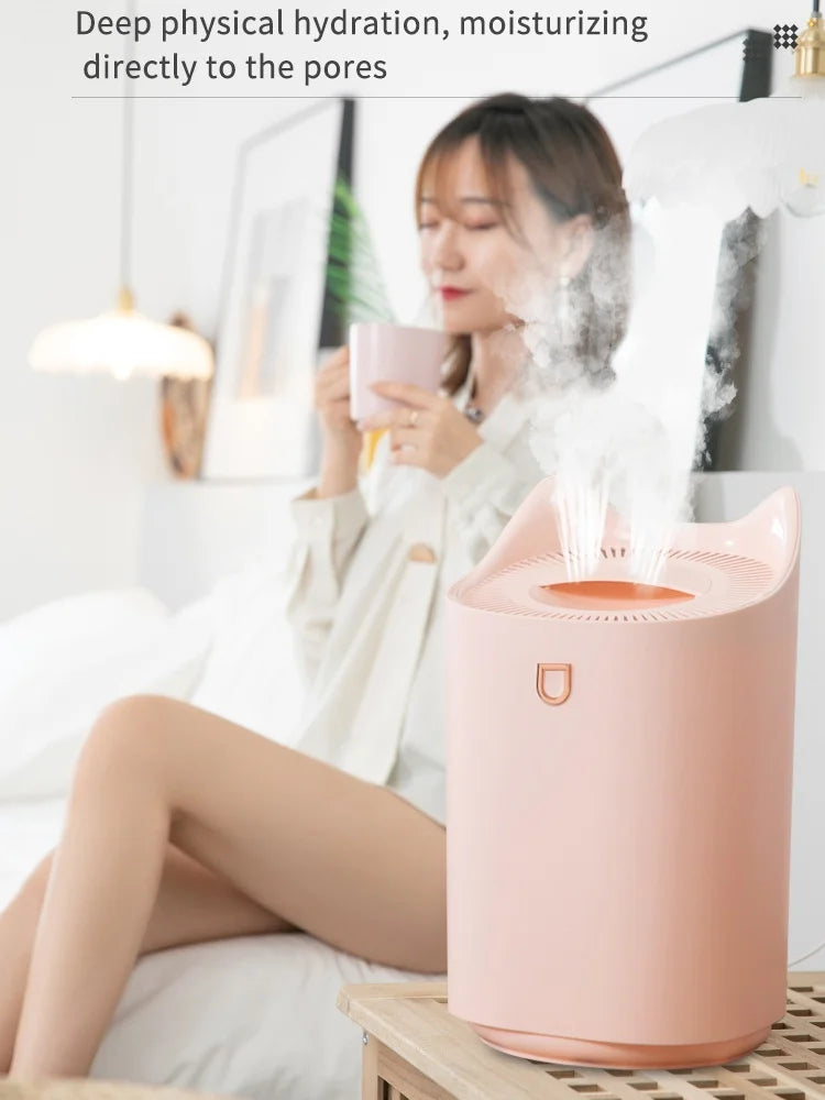 2-3L Large Capacity Double Nozzle Atomizer Pet Usb Aromafier Aromatherapy Home Office Bedroom Air Humidifier Spray