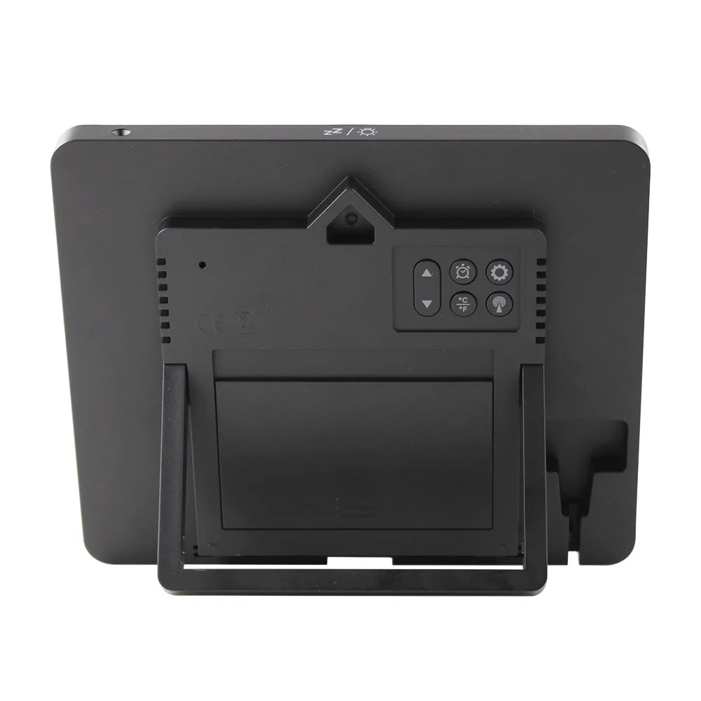 Wireless Weather Station with Colorful Display Wall Digital Clock Dual Alarm Clock Barometer Thermometer Hygrometer
