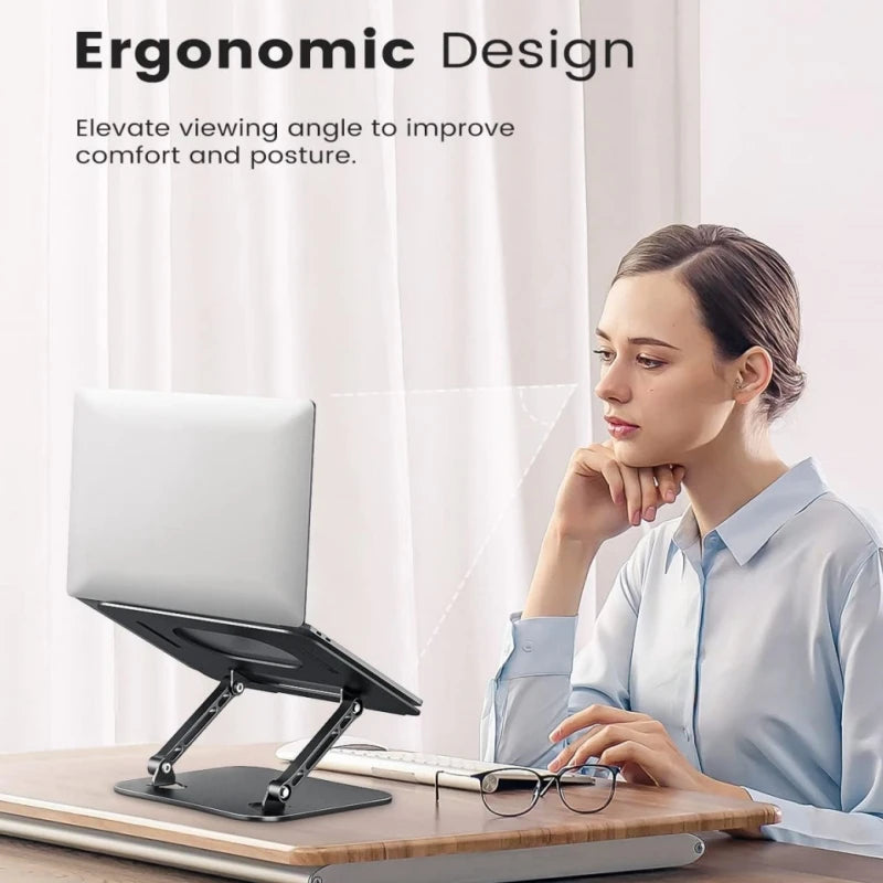 Phone Tablet Stand Adjustable Aluminum Alloy laptop Tablet up to 17 ’Laptop Portable Folding stand Cooling stand support