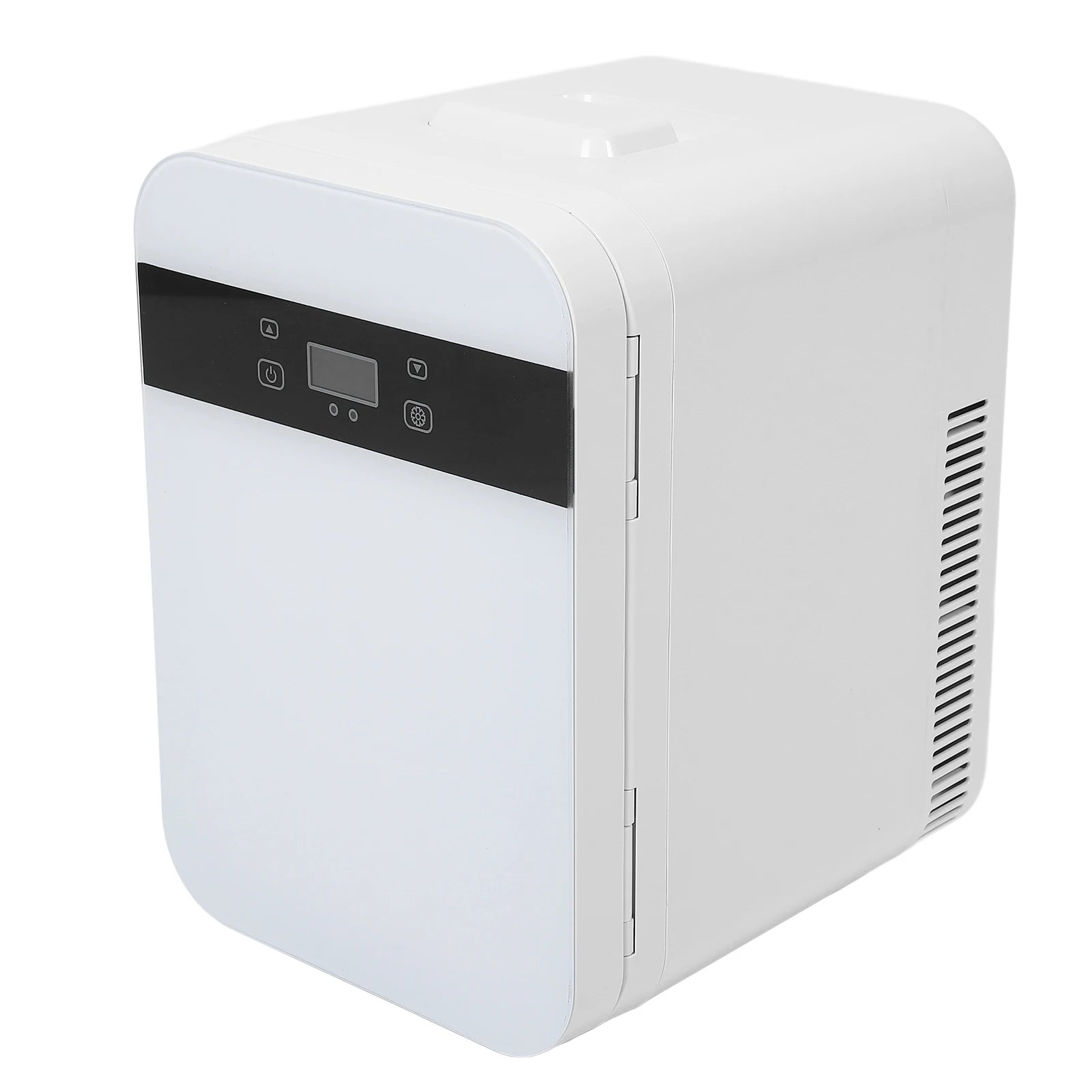 12L Small Fridge Multifunction Efficient Dual Core Digital Display Silent Portable Refrigerator for Bedroom Car Dorm