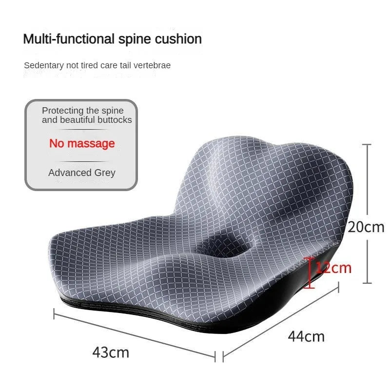 Coccyx Memory Foam Chair Orthopedic Pillow Office Seat Pad Hemorrhoid Treat Car Seat Big Cushion Relief Pain Tailbone