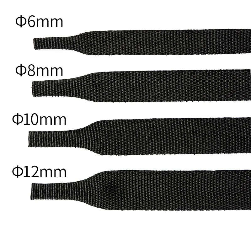 1~50m Braided Cable Sleeve PET Heat Shrink Tube Insulation Flam Retardant Shrinkable Wire Wrap Sheath Protection Cable