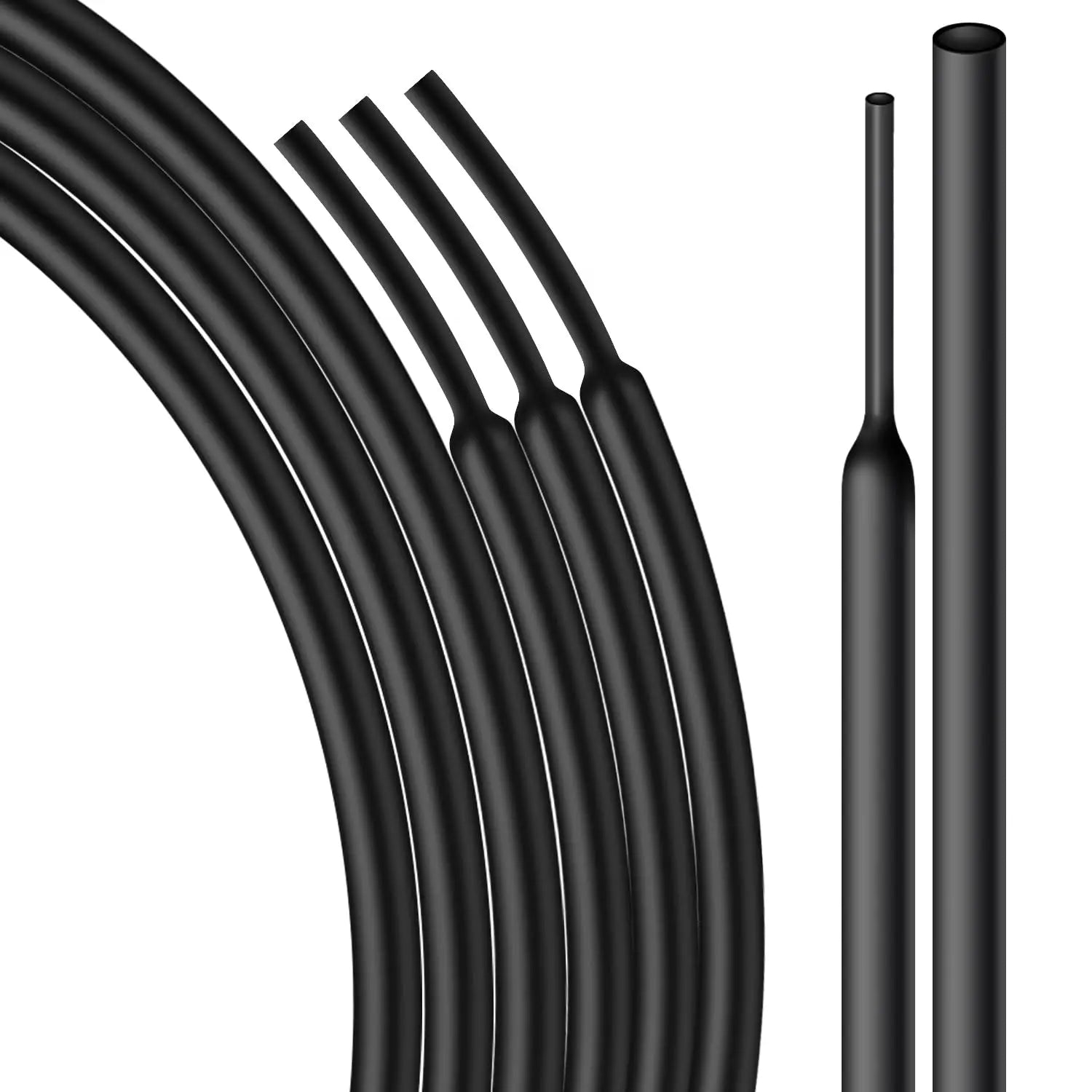 1M/2M/3M 4:1 heat shrink tubing diameter 4 6 8 12 16 20 24 32 40 52mm backing rubber sleeve double wall tube