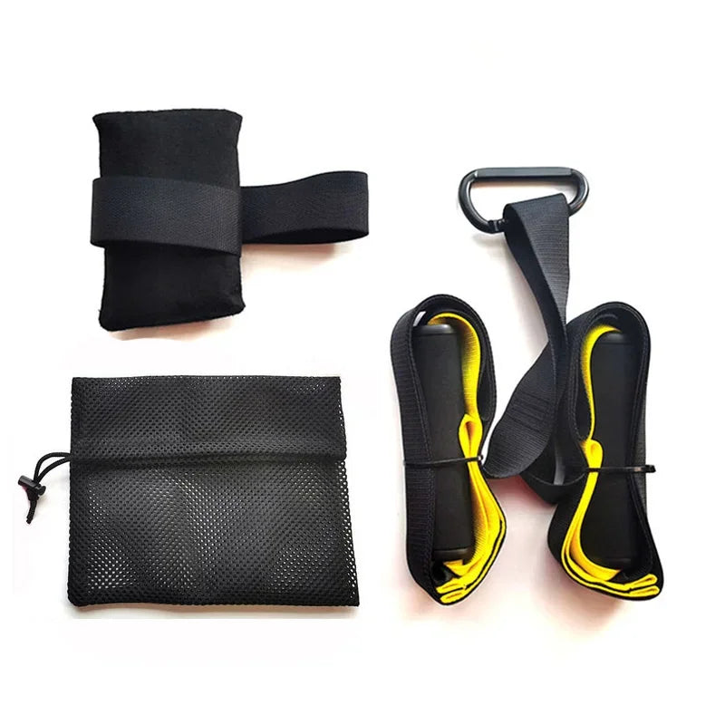 Hanging Training Strap Adjustable Fitness Band Chest Exercise Strap Pull Rope Resistance Band Set Home Gym Exercise